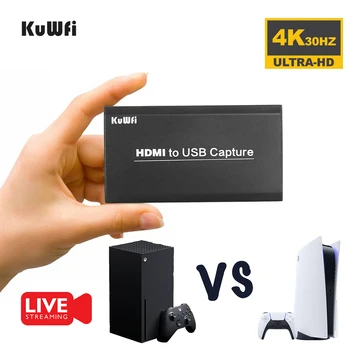 

4K/30Hz HDMI Video Capture Card Dongle Capture Resolution up to 1080P/30Hz Input Resolution up to 4K/30Hz For live Game Capture