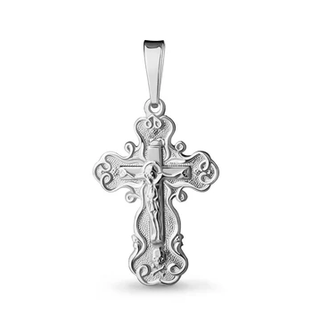 

Cross Orthodox AQUAMARINE without inserts Silver 925