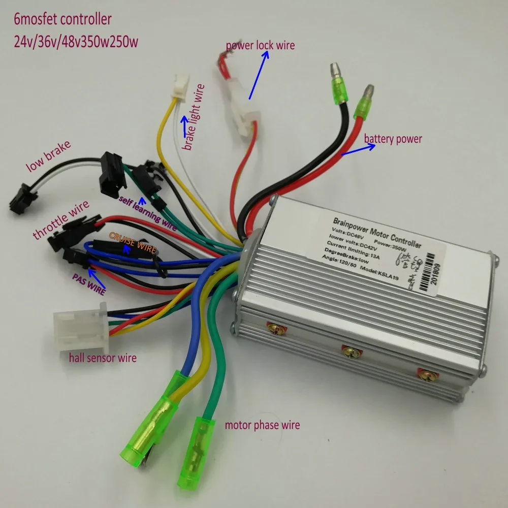 24v36v48v60v250w350w 6mosfet двойной режим БКЭПТ регулятор скорости электрический скутер велосипед интеллектуальные mtb трехколесный мопед diy часть