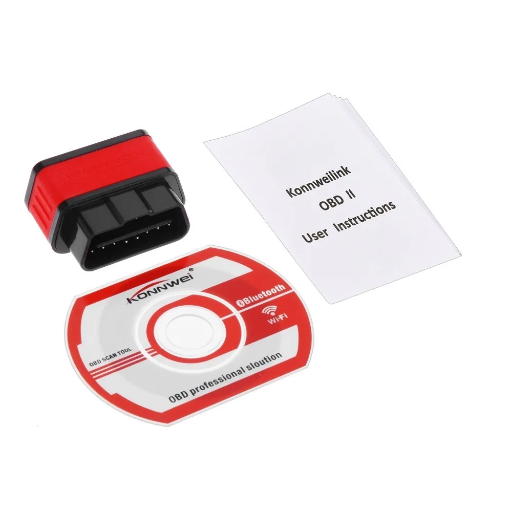 Elm327 V1.5 Obd2 Авто диагностический сканер Konnwei Kw903 Bluetooth 3,0/4,0 Elm 327 V1.5 Бортовая Система диагностики 2 код ридер чип Pic18f25k80