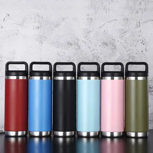 

5pcs 36oz Water Bottle Wide Mouth Vacuum Insulated Bottle Double Wall 18/8 Stainless Steel Powder Coated Travel Water bottle