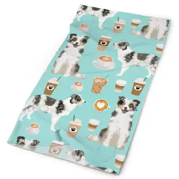 

Border Collie Blue Merle Coffee Fabric Cute Dogs Fabric Blue Merle Coffees Cute Border Collies Dogs Fabric Headbands Bandana Cap