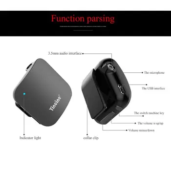 

Easy Portable Bluetooth Earphone Portable For Bluetooth 4.1 Headset Kit Stereo Audio Music 3.5mm Hands-free Adapter