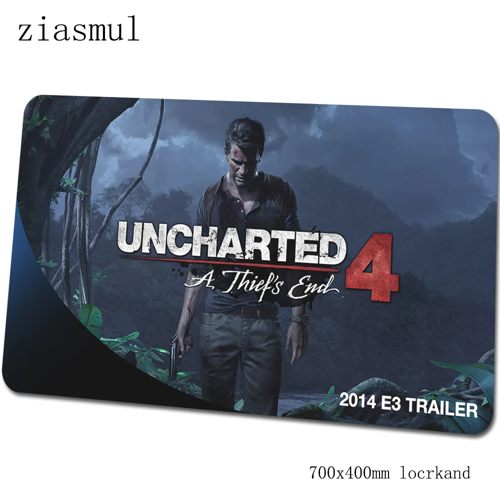 Uncharted 700x400x3 мм игровой коврик для мыши 3d коврик для геймера красочный компьютерный стол Клавиатура со встроенной мышью HD шаблон подарки большие игровые коврики - Цвет: Size 700x400x3mm