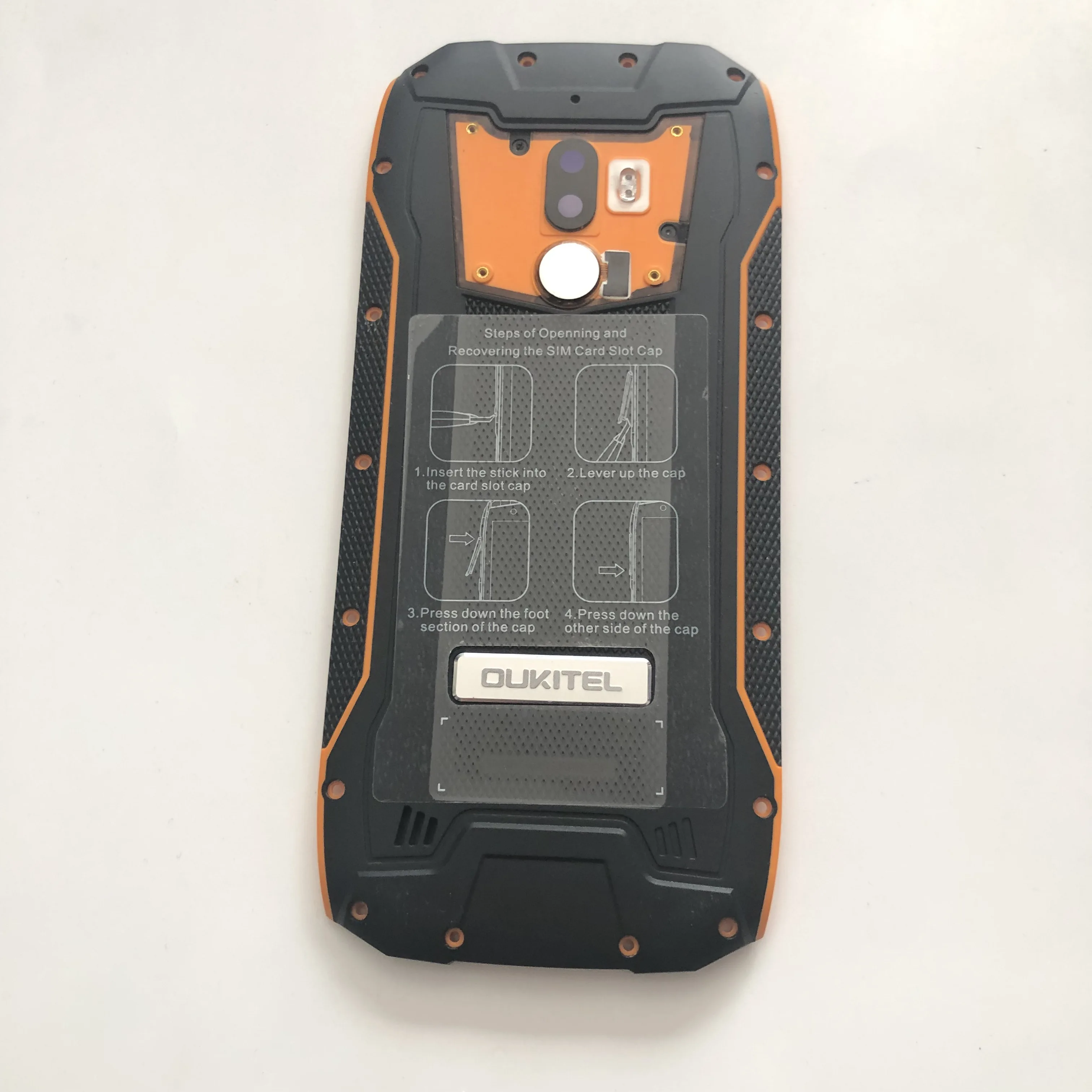 Б/у Защитная батарея чехол задняя крышка корпуса для Oukitel WP5000 MTK Helio P25 5,7 дюймов 1440x720 мобильный телефон