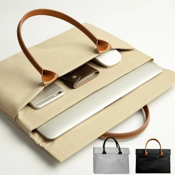 

Computer Bag,Twill Soft Bread Cover Casual Solid Color Computer Bag Suitable for Surface3/4