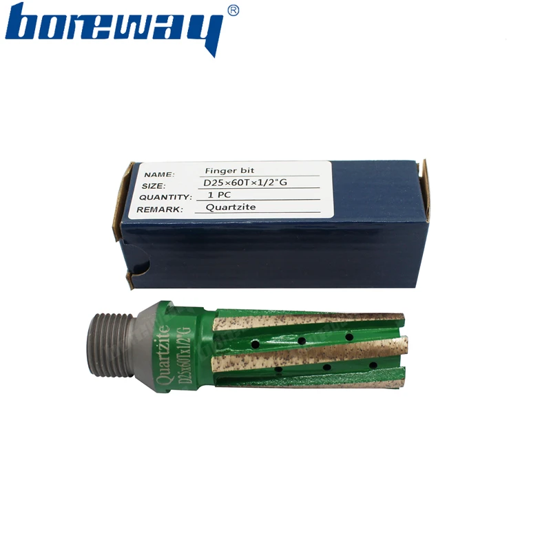 Boreway Поставка кусок D25* 60T* 1/" G ЧПУ Палец сверло с слотами воды для обработки счетчик без укрепления дна