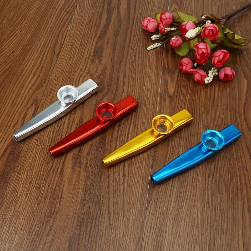 6 шт. Легкая металлическая игрушка-колокольчик Kazoos, комплект для детей, студентов, обучающих музыкальный инструмент, детские развивающие погремушки для детей, подарок
