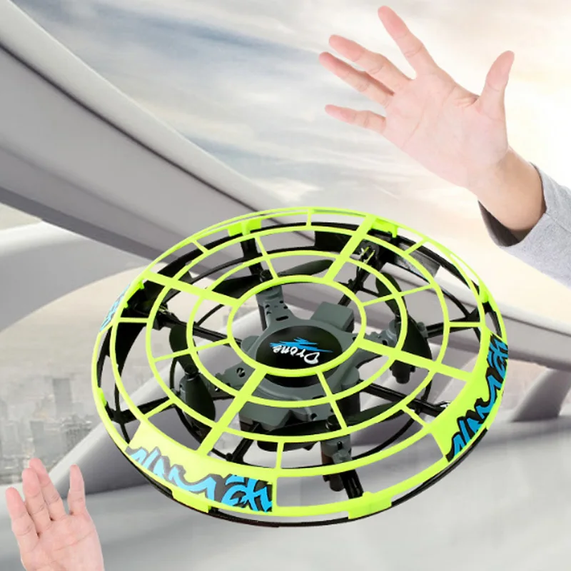 Анти-столкновения ручной НЛО мяч летающий самолет Rc игрушки Гравитация защита от ручного управления Подвеска Вертолет игрушка избегая Obstac