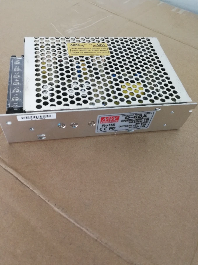 

MEAN WELL Dual Group Dual Output Switching Power Supply D-60A5V 12V