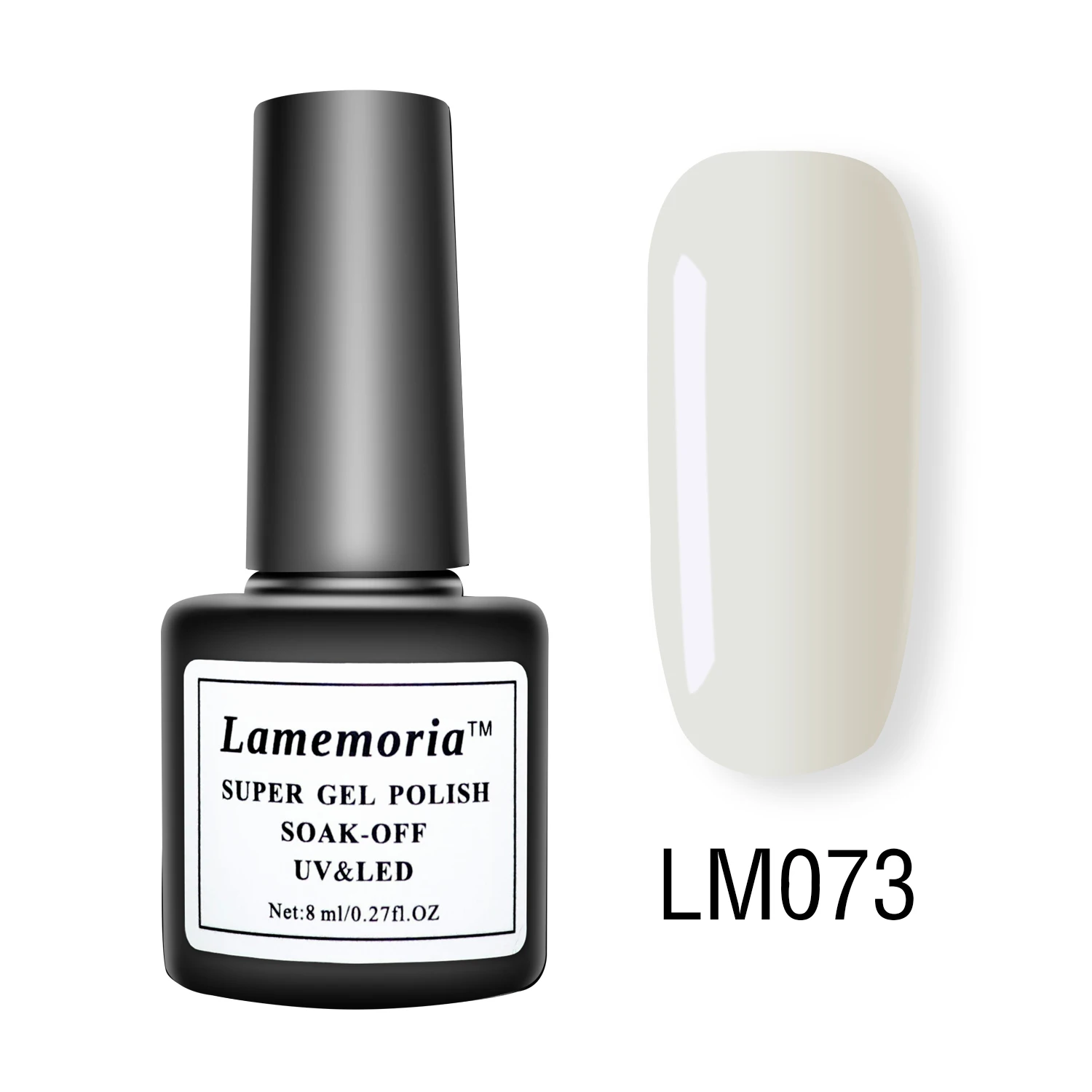 LM073 Lamemoria, 8 мл, Гель-лак для ногтей, лак для маникюра, УФ, 144 цветов, Vernis, Полупостоянный Гибридный гвоздь, гель, лак, основа для грунтовки - Цвет: LM073