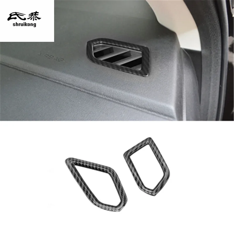 

2PCS/Lot ABS Carbon Fiber Grain High Position Air Conditioning Outlet Decoration Cover for 2019 2020 Great Wall Haval F7 / F7X