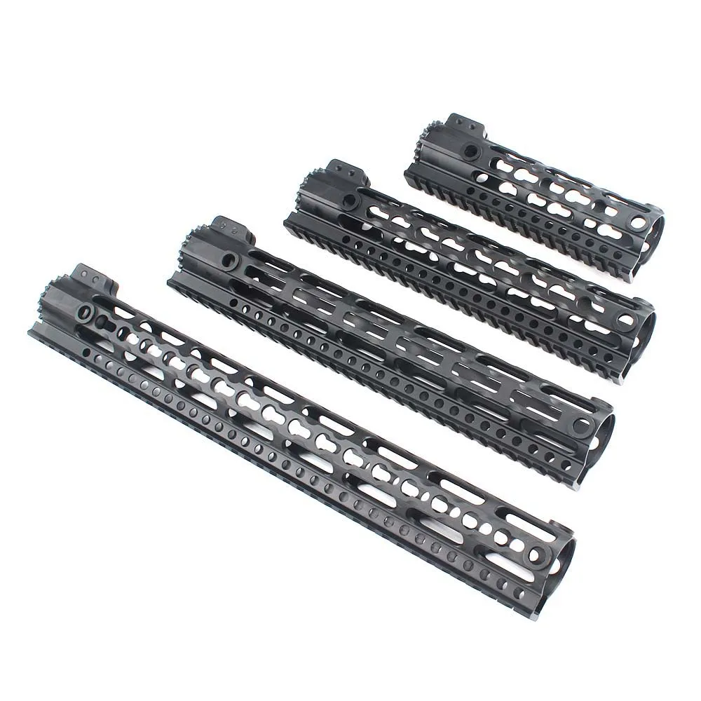 7" 10" 12" 15" inch Slim Free Float Handguard with Steel Barrel Nut AR15 M4 MLOK Keymod Handguards Picatinny Rail Mount | Спорт