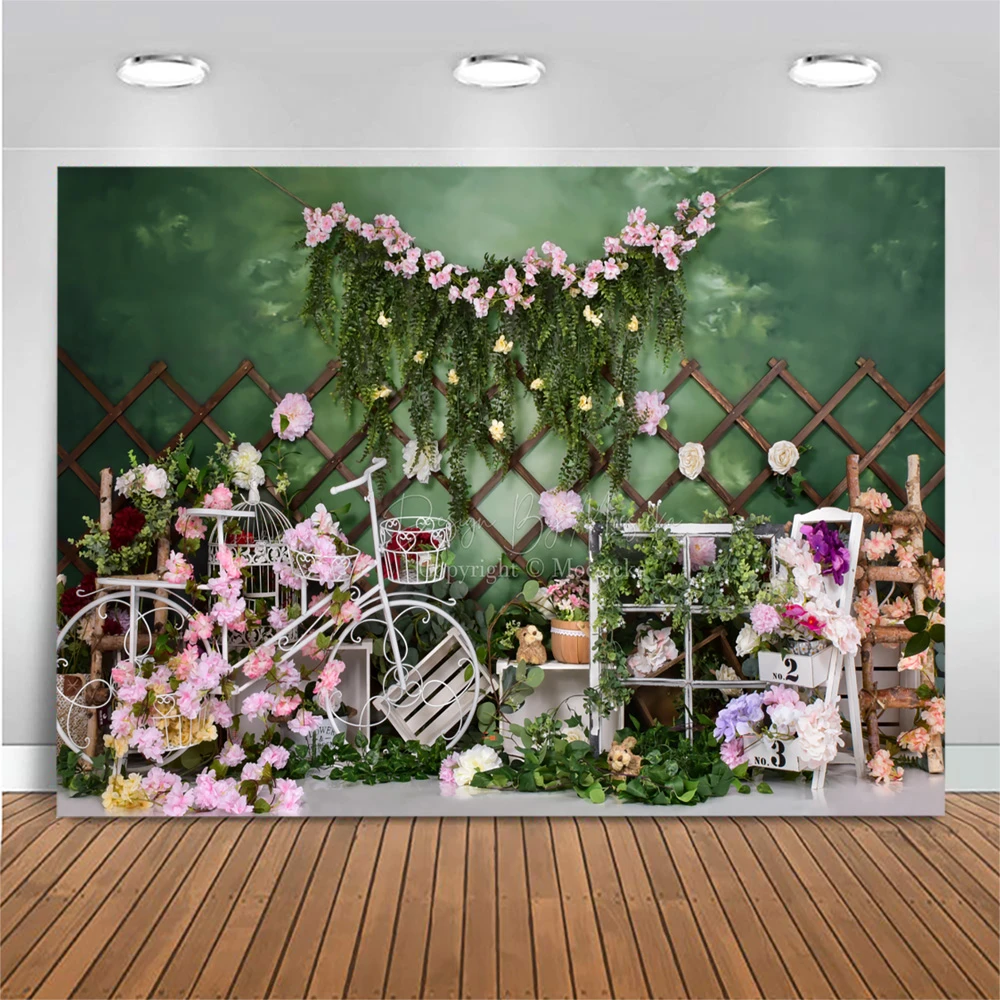 写真の背景 緑の壁の葉 新生児の背景 ケーキの装飾 パーティーアクセサリー 背景 Aliexpress