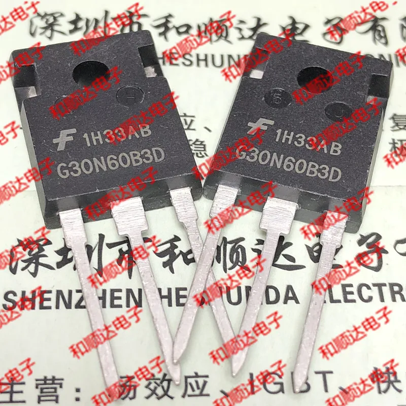 2 шт./HGTG30N60B3D G3N60B3D-247 TO247