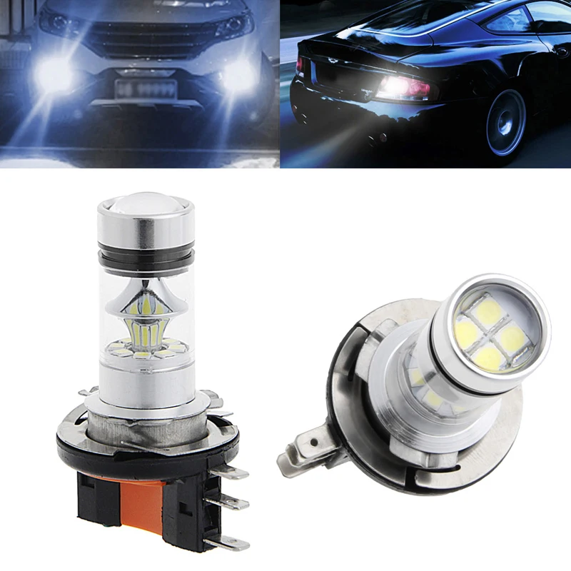 

H15 100W 2323 SMD LED Car Fog Light Driving DRL Bulb Brake Stop Lamp Headlight Q39F