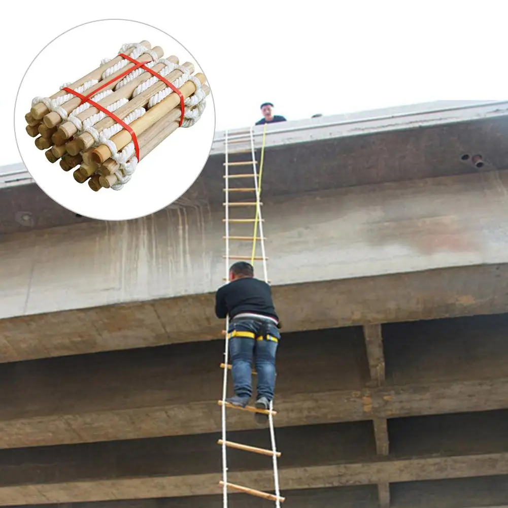 

Rope Ladder Rope Ladder Escape Ladder Home Lifeline Outdoor Round Nylon Soft Ladder Home Climbing Engineering