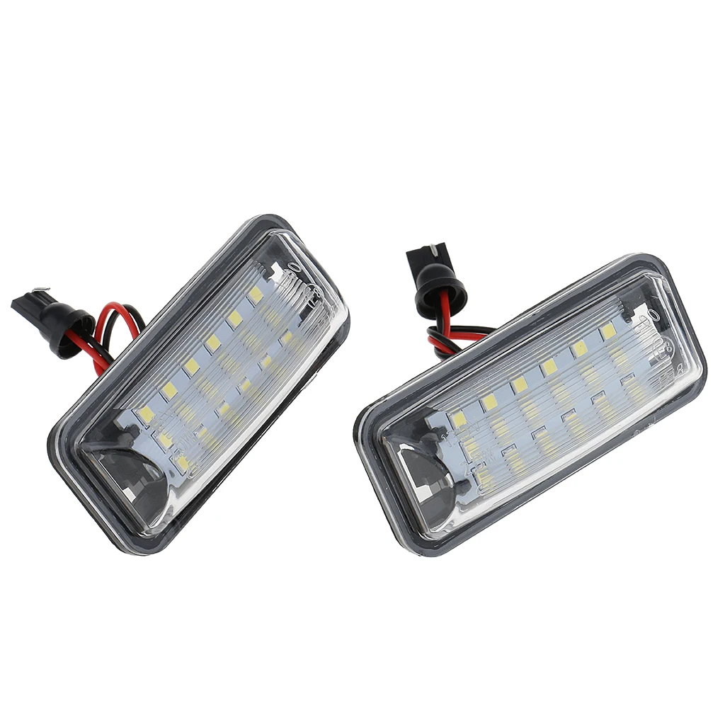 2 Piece Direct Replace White LED License Plate Lamps for   BRZ Impreza