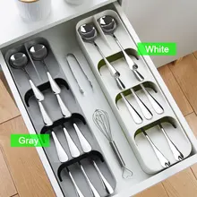 Knife-Holder Storage-Tray Spoon Kitchen-Organizer Separation