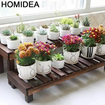 

Table Living Room For Indoor Varanda Estante Para Flores Wood Balkon Stojak Na Kwiaty Plant Rack Balcony Shelf Flower Stand