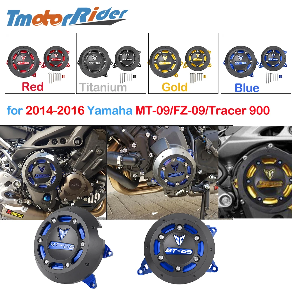 

Motorcycle Engine Stator Cover Engine Guard Protection Side Shield Protector for 2014 2015 2016 Yamaha MT-09/FZ09/Tracer 900