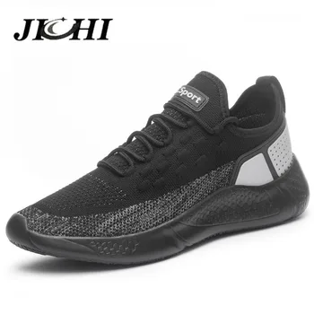 

Hot Sale Men Shoes Casual Breathable Men Sneakers Mesh Lace-up Mens Shoes Summer Fashions Plus Size 46 Walking Autumn Rubber