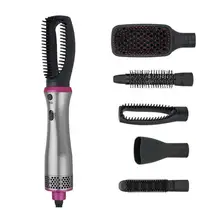 5 в 1 одношаговый фен вольюмайзер щетка для горячей укладки волос горячим воздухом расческа, прямые волосы гребень мульти-Функция расческа для волос, расческа для волос