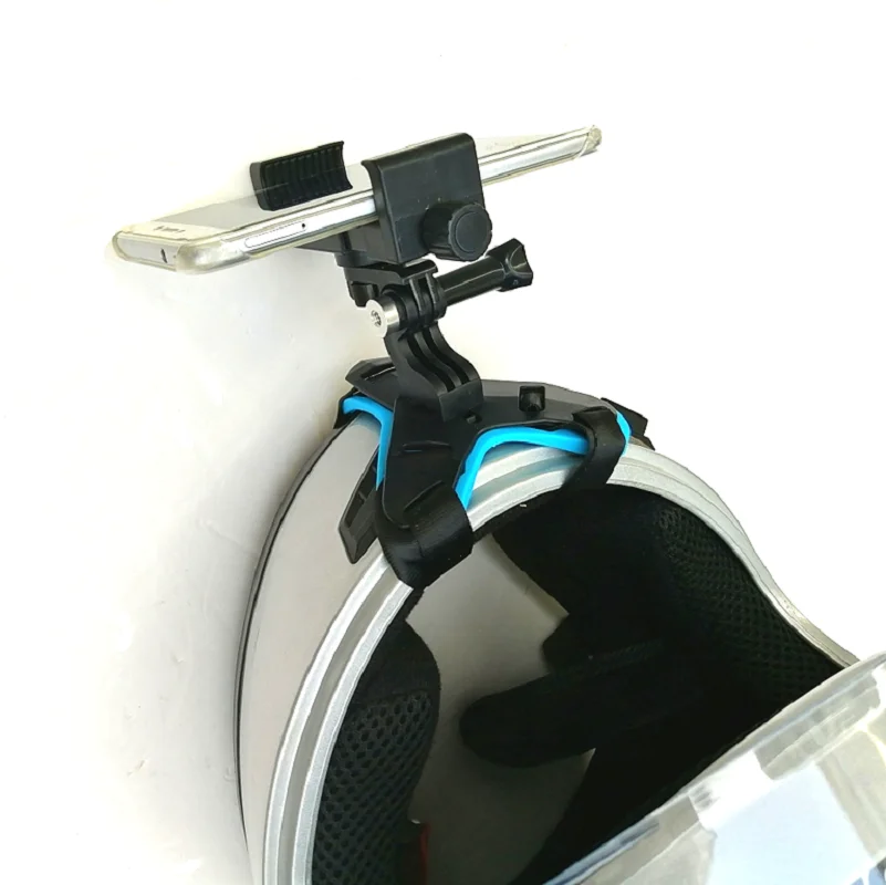 Аксессуары для Gopro Hero 8 7 6 5 мотоциклетный шлем передний подбородок фиксированный кронштейн адаптер для Xiaomi Yi 4K eken h9 SJCAM sj6/8