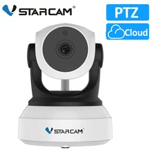VStarcam Беспроводная ip-камера безопасности, Wi-Fi, IR-Cut, ночное видение, аудио запись, сеть наблюдения, внутренний Детский Монитор C7824WIP