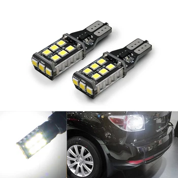 

2x W16W T15 LED Bulbs 2835 SMD Canbus OBC Error Free LED Backup Light 921 912 LED Bulbs Car Reverse Lamp Xenon White DC12V