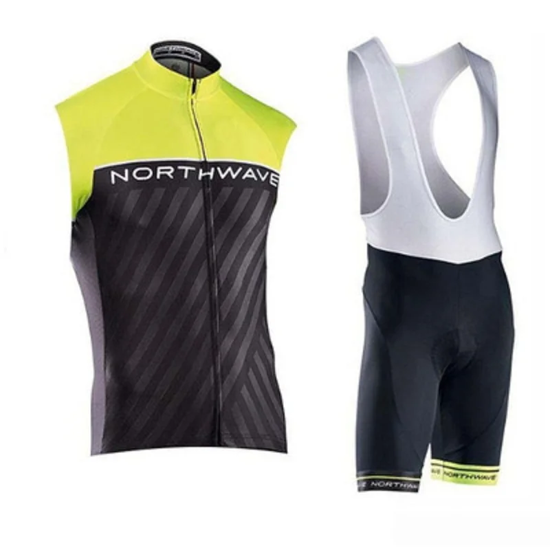 

New NW Short Sleeveless Vest Cycling Jersey Set Quick-Drying Sports T-Shirt Breathable Bicycle Mountain Bike Wear Cheap cycling