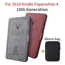 Чехол для Amazon Kindle Paperwhite 4 с принтом оленя силиконовый чехол 10 поколения Тонкий Умный Магнитный Мягкий защитный чехол