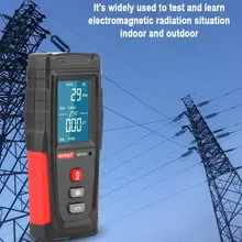 WT3121 Handheld Digital LCD EMF Meter Electromagnetic Radiation Tester Electric Field Magnetic Field Dosimeter Detector ht 20 professional high accuracy digital gauss meter magnetic machine with magnetic field indicator digital gauss meter
