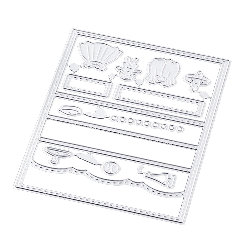 DIY Wardrobe Metal Cutting Dies Stencils Template Mould for DIY Scrapbook Phto Album Paper Christmas Craft Card Making