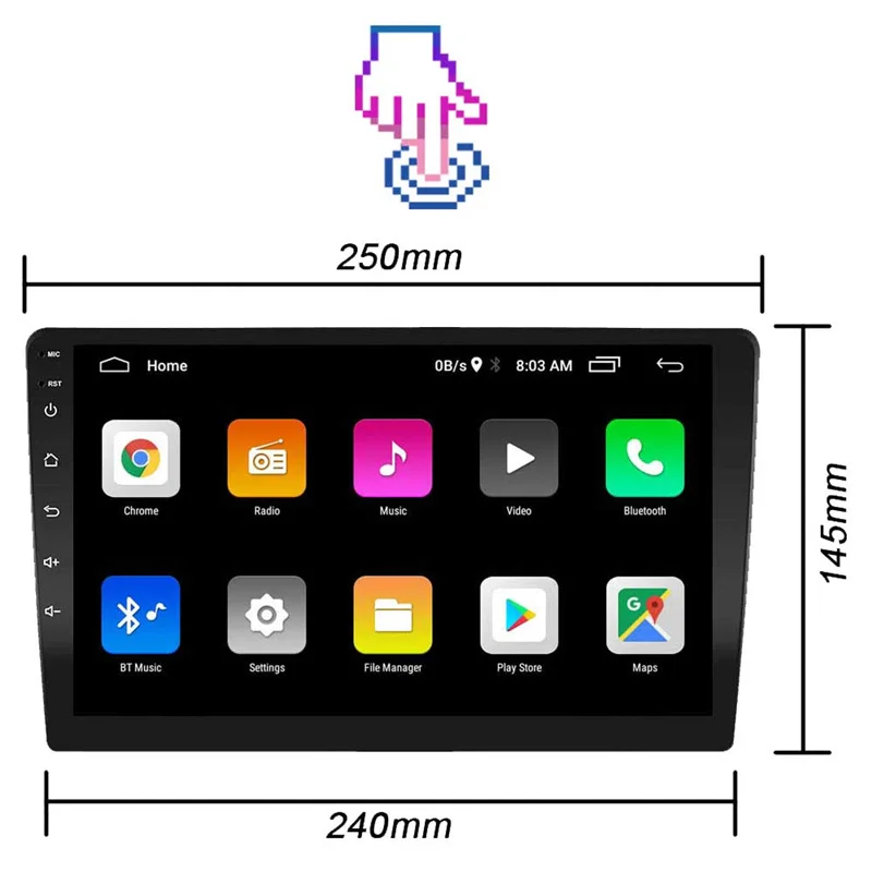 Car Radio Housing Car Radio ABS Plastic Fascia Panel Frame Fit for Peugeot 2008 2015~ Installation 2 Din 10.1 Inch DVD GPS MP5 Dash Mount Kits