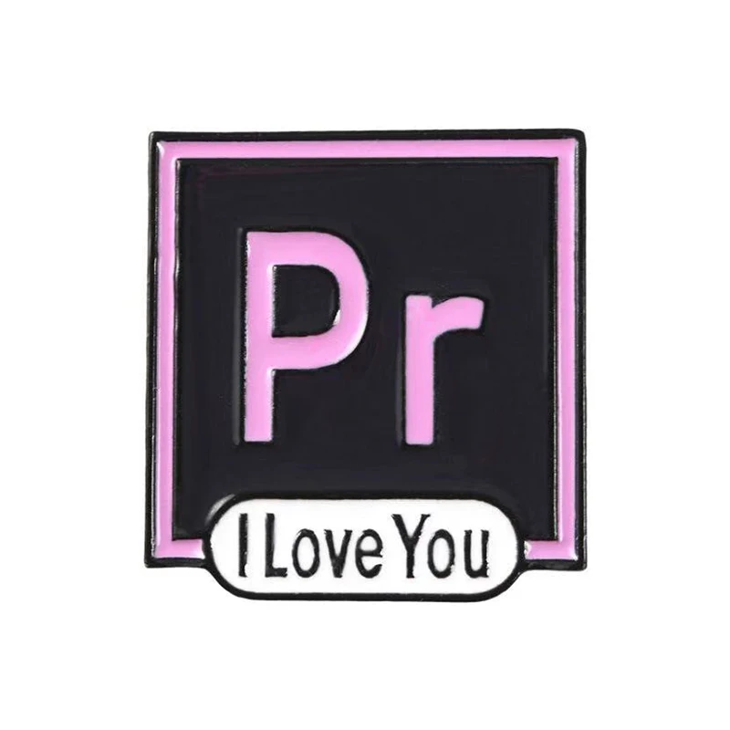 I love you в виде значков. компанией ai pin. Ps pr. Ps pr. Ps ai pr.