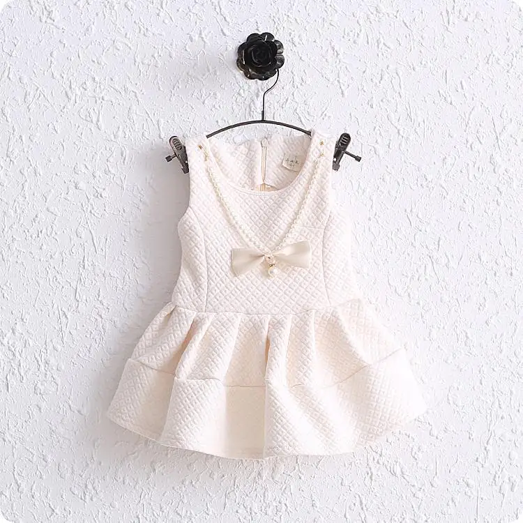 Spring New Style Girls Korean-style Children Shirt Small CHILDREN'S Pure Cotton Vest Dress Childrenswear Child Princess Dre