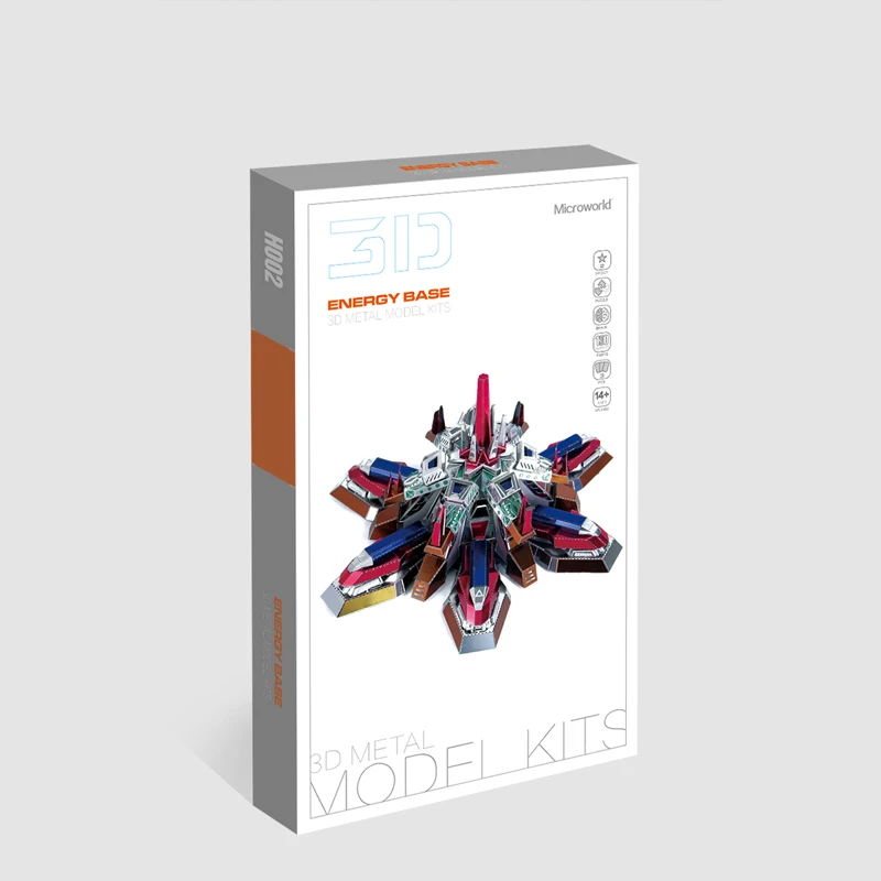 Набор моделей Microworld 3D Metal Puzzle Energy base набор для самостоятельной сборки лазерных