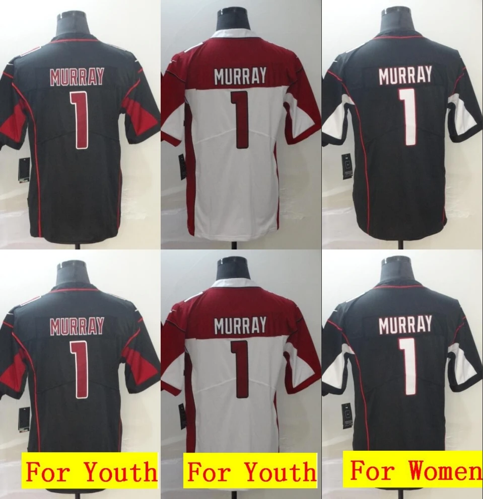 Все сшитые мужские wo Мужские Молодежные Детские th Arizona 1 Kyler Murray Джерси
