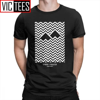 

Twin Peaks Division T-Shirts Mens Hipster Tee Shirt Pure Cotton Original Short-Sleeve Men T Shirts Round Collar Popular