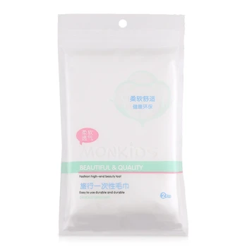 

New 2pcs Disposable Towels Space Saving Wood Fiber Hotels Camping Wipes Travel -