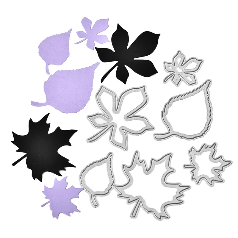 

Naifumodo Dies Leaf Maple Metal Cutting Dies for DIY Scrapbooking Craft Card Embossing Die Cut New Template Stencil
