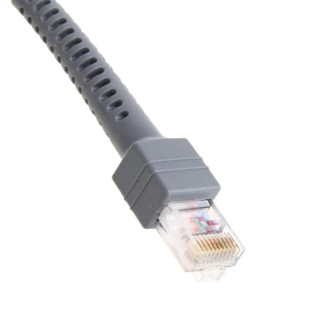 USB кабель штрих-код змеевидная спираль Удлинительный USB к RJ45 кабель usb-cканер штрихкода кабель