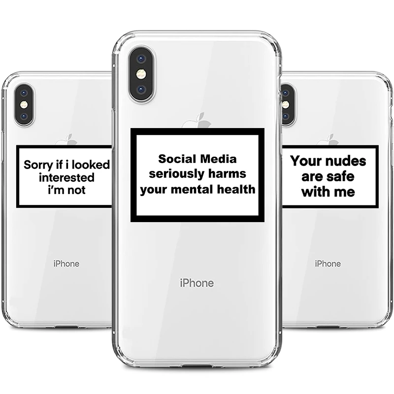 2020 Прозрачный чехол для телефона iPhone 11 Pro SE X XS MAX XR 8 7 6s Plus чехлы с забавными буквами