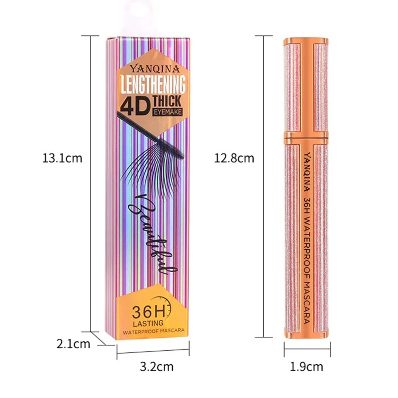 Natural Shining Star Slender Curling Mascara Long-lasting Waterproof Smudge-proof Mascara