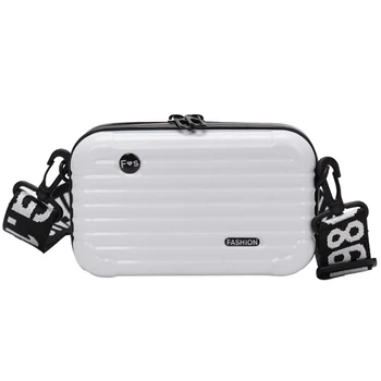 

Small Bag 2020 New Korean Single Shoulder Bag Women's Messenger Hard Shell Box Small Square Bag Summer Clutch Bag Mini Hand Bag