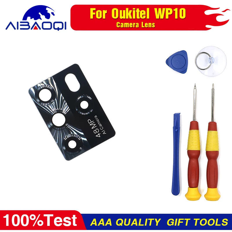 

New Original Rear Camera Garnish Decorative Accessories+Camera Glass Lens For Oukitel WP10 Phone