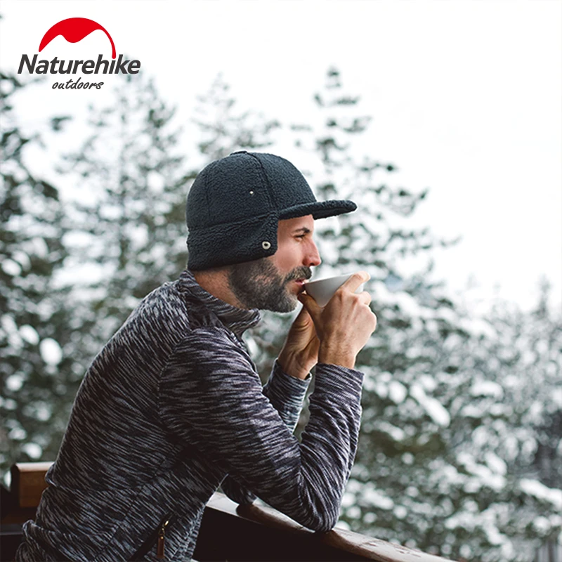 Naturehike шерстяная шапка с наушниками бейсболка холодная погода зимняя шапка для кемпинга Пешие прогулки для охоты и лыжных прогулок 56-60 см