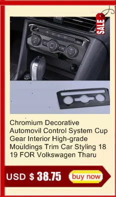 Automovil Авто модифицированное декоративное снаряжение для окон, интерьера, модные чехлы для автомобиля, молдинги, яркие 18 19 для Volkswagen Tharu