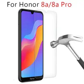 Перейти на Алиэкспресс и купить Защитное стекло для honor 8a pro 8c 8x8 s, защитное закаленное стекло для huawei honor 8a 8 a a8 8pro honer, защитная пленка